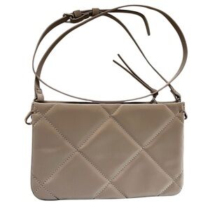 Parfois Brand New Tan & Gold Women’s Crossbody/ Clutch Purse/ Bag